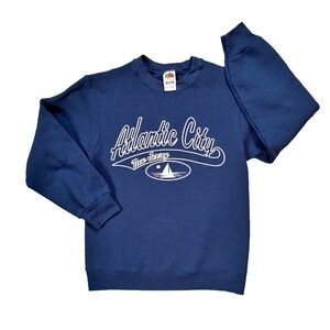 Vintage Y2K 2002 Atlantic City Fruit Of The Loom Crewneck Distressed Sweatshirt